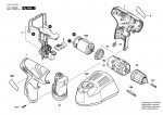 Bosch 3 601 J92 200 Gsr 10,8 V-Liq Cordless Drill Driver 10.8 V / Eu Spare Parts